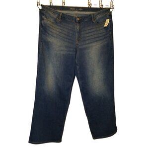 Old Navy Womens Relaxed Fit Denim Jeans Size 20 Made Of Cotton & Spandex